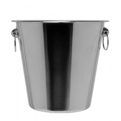 Balde 12X14CM 900ML Para gelo De Aço Inox